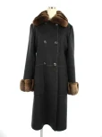 フォクシーブティックコート カシミヤ チンチラファー付 19355 チャコールの参考買取価格