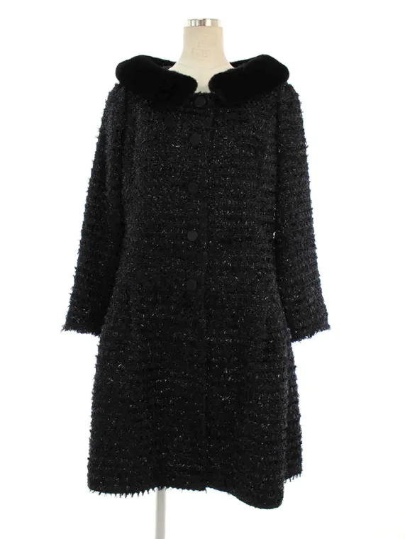 ルネ(Rene) ミンクファー ツイードコート 6838050 2018年 ブラック買取参考価格 | 東京都文京区