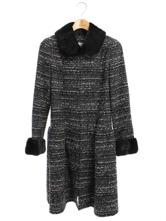 ルネ(Rene) コート TTSSUE ミンクファー ツイード 6638167 2016年 ホワイト買取参考価格 | 福岡市博多区