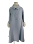 ルネ(Rene)コート ウール カシミヤ ミンクカフス付 6038300 2020年 ブルーの参考買取価格