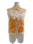 エルメスジャケット HERMES by Margiela マルジェラ期 ペイント デニム ベスト オレンジの参考買取価格