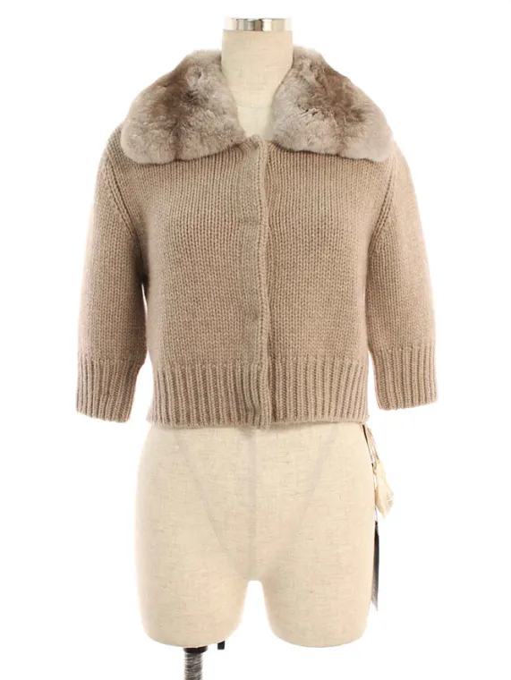 フォクシーブティック カーディガン 34333 Cardigan Macchiato チンチラファー 2015年 シナモン買取実績 | 北海道