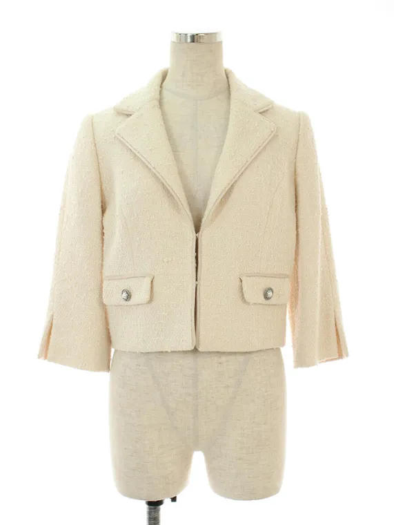 フォクシーブティック ジャケット 37621 Jacket GRACE TWEED 2018年 ベージュ買取実績 | 東京都渋谷区