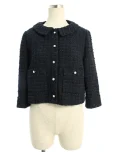 フォクシーブティックジャケット 36705 Boxy Cropped Jacket 2017年 ミッドナイトブルーの参考買取価格