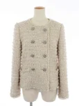 フォクシーブティックジャケット ツイード ニット 41032 2021年 ベージュの参考買取価格