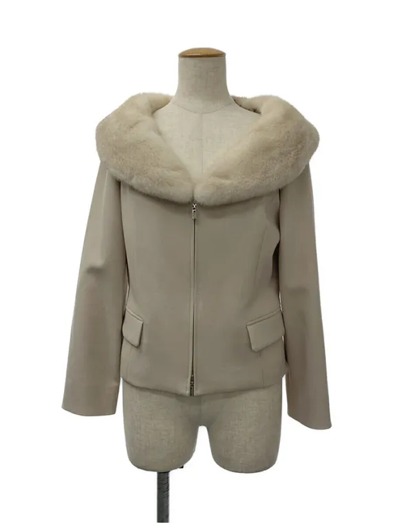 フォクシーブティック ジャケット Jacket Mink Souffle 38538 2018年 オイスターベージュ買取参考価格 | 愛媛県四国中央市
