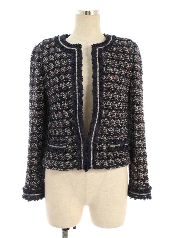 フォクシーブティック ジャケット 35086 Marshmallow Tweed 2015年 ネイビー買取実績 | 神奈川県藤沢市