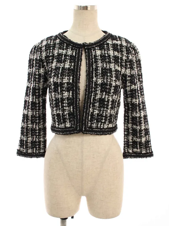フォクシーニューヨーク collection ジャケット 40020 Joplin Knit Jacket ツイード 2019年 ホワイト買取参考価格 | 堺市堺区