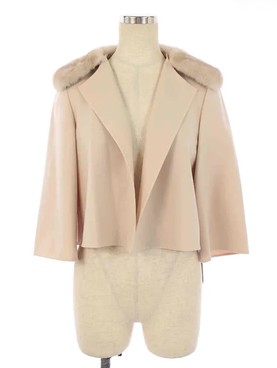 フォクシーブティック ジャケット 38682 Jacket Mink Whip ミンクファー 2018年 ベージュ買取実績 | 東京都大田区
