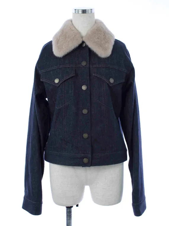 フォクシーブティック ジャケット 40913 Jacket Mink GJ 2019年 インディゴ買取実績 | 兵庫県宝塚市