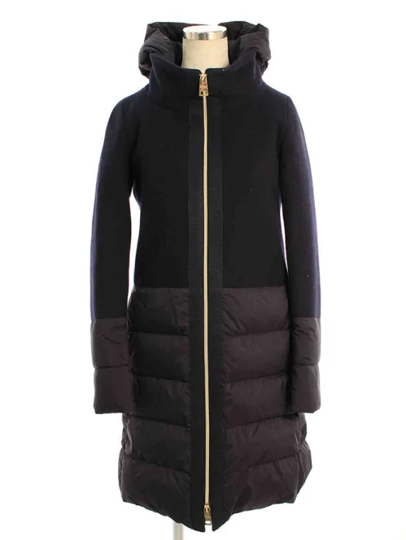 ヘルノ ウール切替し ダウンコート 2018-19AW 秋冬モデル ネイビー買取参考価格 | 東京都目黒区