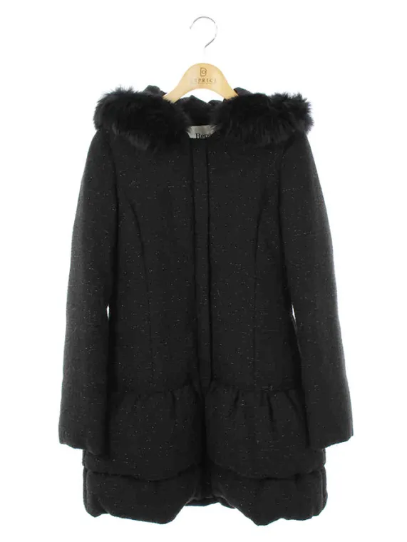 ルネ(Rene) ダウンコート ツイード フォックスファー 6638410 2016年 ブラック買取参考価格 | 静岡県沼津市