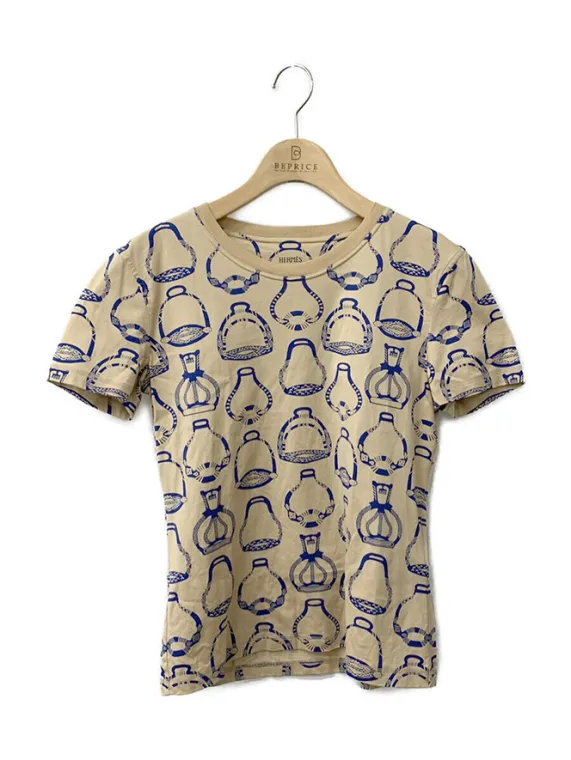 エルメス Tシャツ カットソー Fantaisie d Etrier マイクロTシャツ 2023年 ベージュ買取参考価格 | 神戸市東灘区