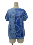 エルメスTシャツ カットソー 22SS ツイルレーヌ ショートスリーブ グラン トゥラララ カット 2022年 ブルーの参考買取価格