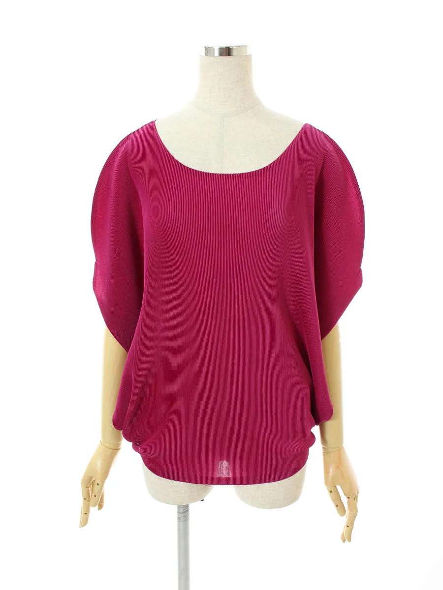 プリーツプリーズイッセイミヤケ カットソー ストレッチ プリーツ PP13FK313 パープル買取実績 | 福岡県糸島市