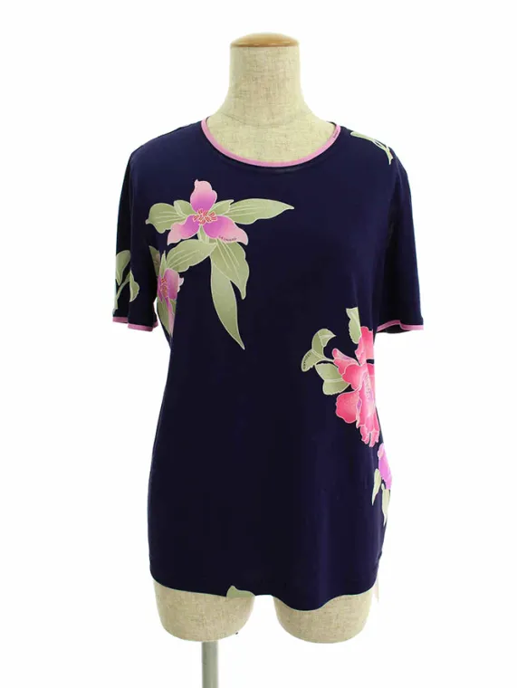 レオナール Tシャツ カットソー パリ 花柄 ネイビー買取参考価格 | 千葉県船橋市