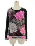 レオナールTシャツ カットソー 花柄 カシミヤ混 ピンクの参考買取価格
