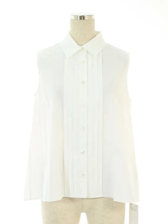 フォクシーブティック シャツ ブラウス 37940 Blouse Summer White 2018年 ホワイト買取実績 | 名古屋市中村区
