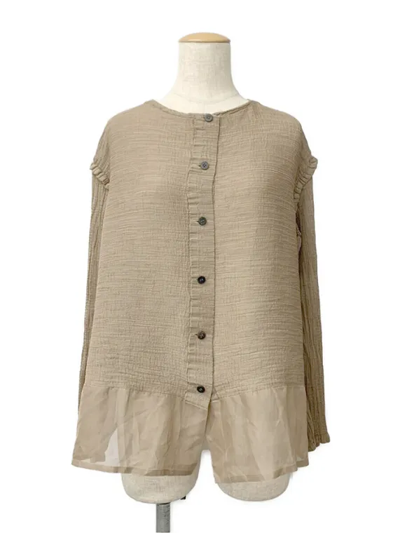 ミーイッセイミヤケ シャツ ブラウス SHEER SEE-THROUGH CREPE MI23FO412 2022年 ブラウン買取参考価格 | 兵庫県尼崎市
