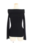 デイジーリンforフォクシーニット セーター Knit Top オフショルダー 06088 2018年 ブラックの参考買取価格