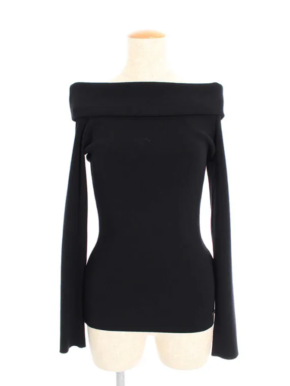 デイジーリンforフォクシー ニット セーター Knit Top オフショルダー 06088 2018年 ブラック買取参考価格 | 群馬県前橋市