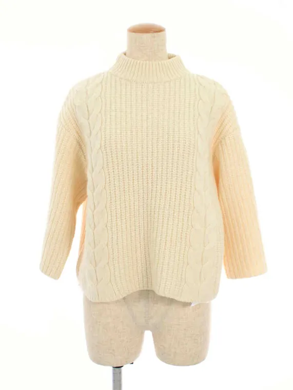 フォクシーニューヨーク collection ニット セーター 35978 Chunky Rib Pullover 2016年 ホワイト買取実績 | 愛知県
