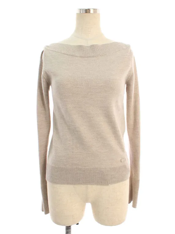 フォクシーブティック ニット セーター 40391 Knit Cross Boat Neck 2019年 ベージュ買取実績 | 福岡市博多区