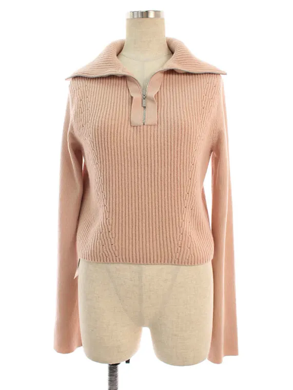 フォクシーブティック ニット セーター 40350 Turtle Zip 2019年 ピンクベージュ買取実績 | 相模原市南区