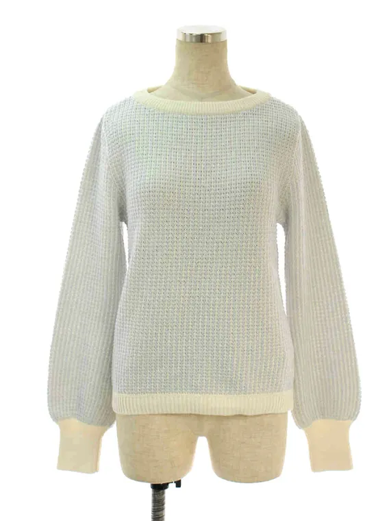 フォクシーブティック ニット セーター 39293 Sweater 2019年 ホワイト買取実績 | 堺市堺区