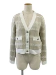 アディアムカーディガン Cardigan ツイード 42724 2022年 ホワイトの参考買取価格