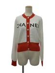 シャネルカーディガン CHANELロゴ ニット リブ P61534K46819 2019年 レッドの参考買取価格