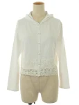 トッカFLOWER EMB CARDIGAN フーディーカーディガン KRTOIM0320 2021年 ホワイトの参考買取価格