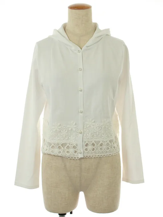 トッカ FLOWER EMB CARDIGAN フーディーカーディガン KRTOIM0320 2021年 ホワイト買取参考価格 | 岡山市北区