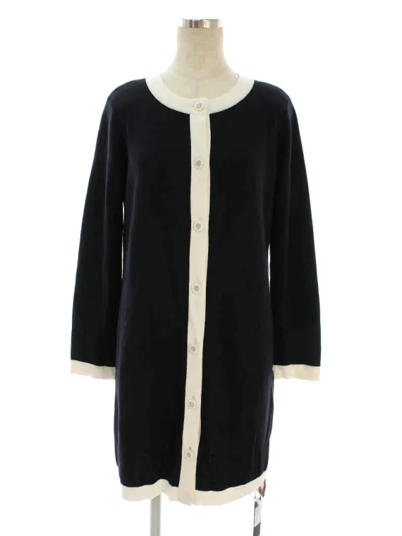 フォクシーニューヨーク collection カーディガン 39019 White Trim Cardigan 2018年 アクアマリン×ホワイト買取参考価格 | 東京都目黒区