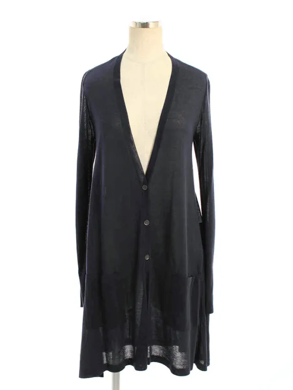 フォクシーブティック カーディガン 38701 LONG CARDIGAN LILY PETAL 2018年 ネイビー買取参考価格 | 静岡県静岡市