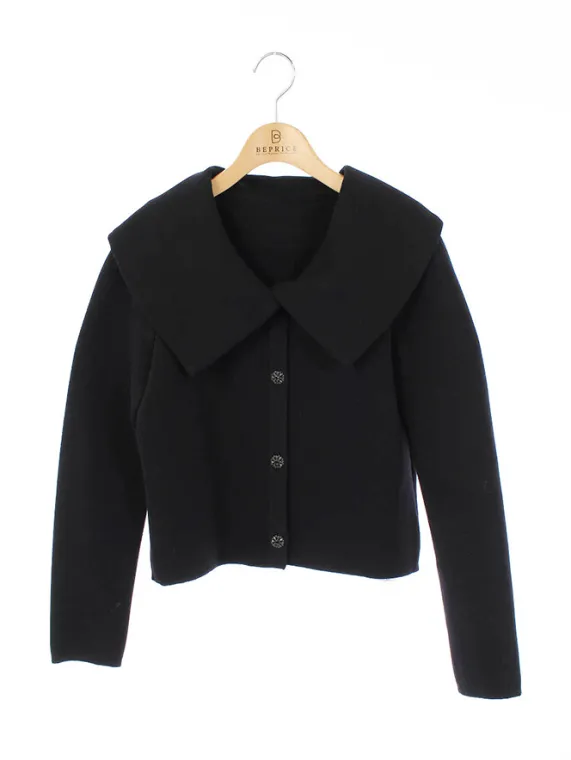 フォクシーブティック カーディガン 37063 Flora knit Cardigan 2017年 ブラック買取参考価格 | 大阪市西区