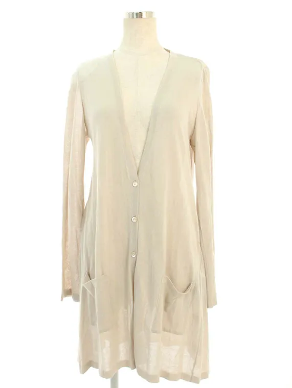フォクシーブティック カーディガン 38701 LONG CARDIGAN LILY PETAL 2018年 ベージュ買取実績 | 大阪府泉佐野市