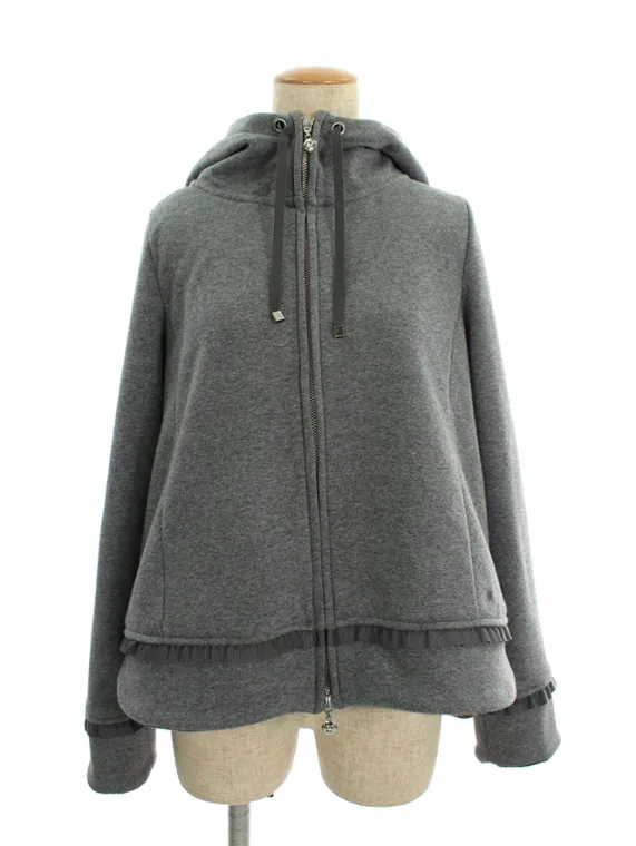 エムズグレイシー パーカー 2019AW カメリアWジップ 裏起毛 フリル ボンバーヒート 914529 2019年 グレー買取参考価格 | 埼玉県ふじみ野市