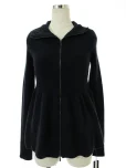 フォクシーニューヨーク collectionパーカー 39016 RIB KNIT HOODIE 2018年 ネイビーの参考買取価格