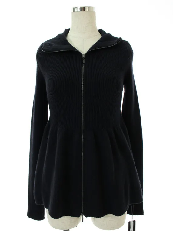 フォクシーニューヨーク collection パーカー 39016 RIB KNIT HOODIE 2018年 ネイビー買取参考価格 | 東京都大田区