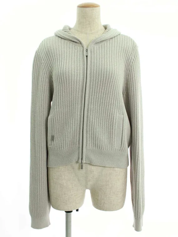 フォクシーブティック パーカー 38676 Knit Parka Hoodie Fan 2018年 サンドベージュ買取実績 | 東京都文京区