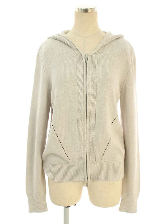 フォクシーブティック パーカー 39666 knit Parka Eyelet V 2019年 ベージュ買取実績 | 広島市東区