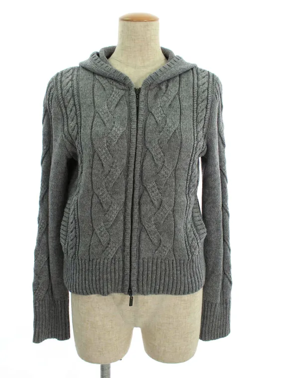 フォクシーブティック パーカー 36791 Cable Stitch Knit Parka 2017年 グレー買取実績 | 静岡県三島市