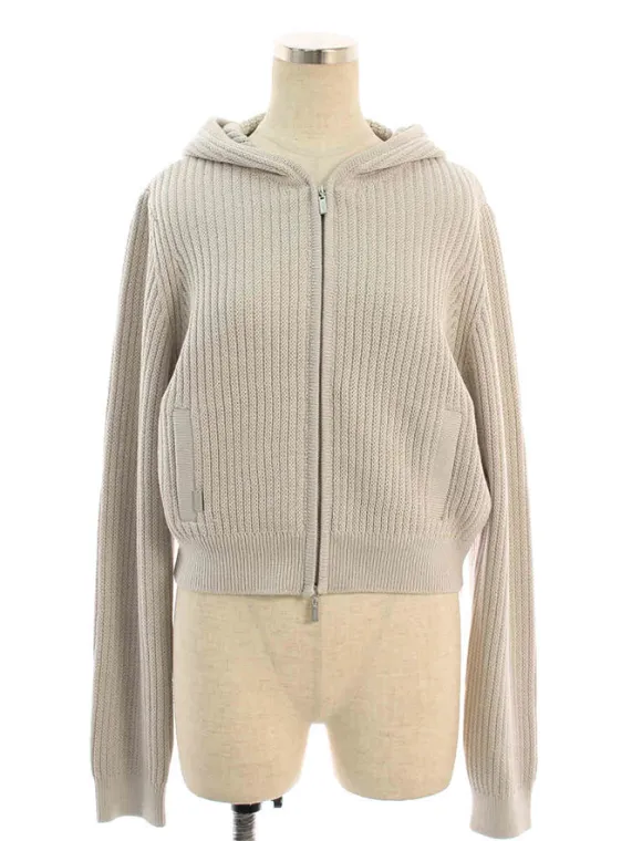 フォクシーブティック パーカー 38676 Knit Parka Hoodie Fan 2018年 ベージュ買取参考価格 | 福岡県小郡市