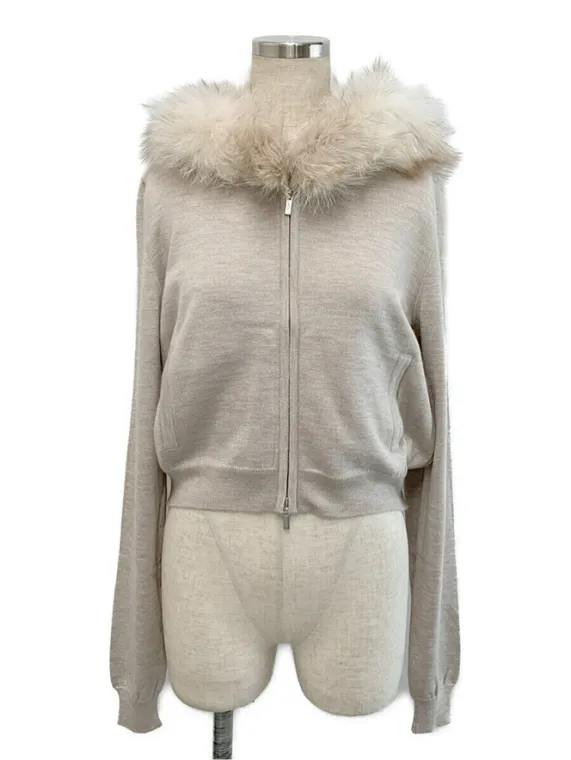 フォクシーブティック パーカー Littele Parka フォックスファー 37438 2017年 ベージュ買取参考価格 | 東京都渋谷区