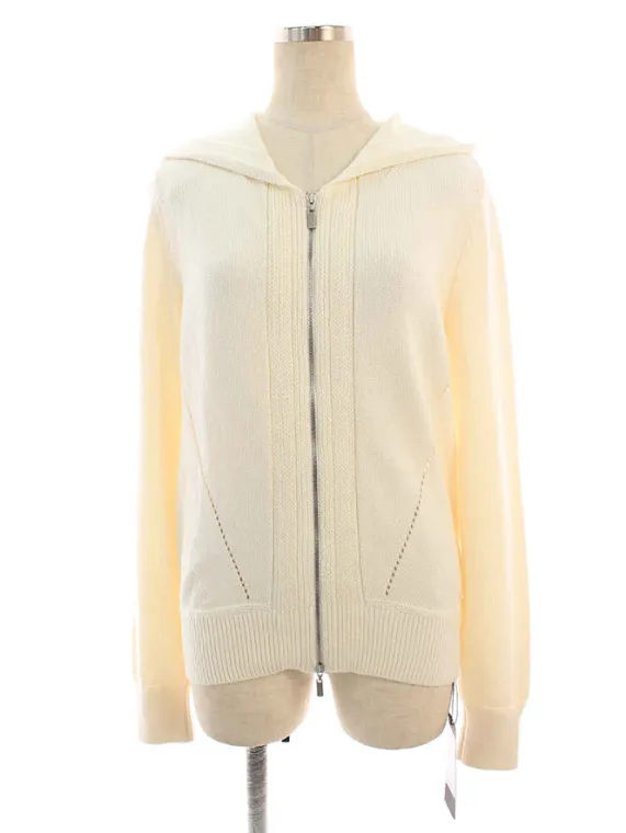 フォクシーブティック パーカー 39666 knit Parka Eyelet V 2019年 ホワイト買取参考価格 | 兵庫県芦屋市