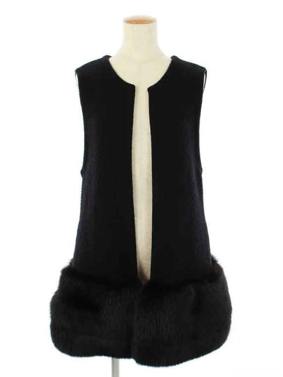 フォクシーブティック ベスト Gilet Snow Mist 36299 2016年 ブラック買取参考価格 | 三重県桑名市