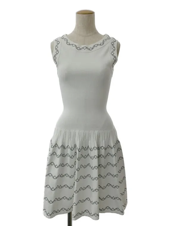 アライア ワンピース White Fit & Flare Sleeveless Dress 8E9RK48CM397 C000 ブラック買取参考価格 | 兵庫県芦屋市