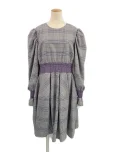 アディアムワンピース Camellia dress グレンチェック 42483 2021年 パープルの参考買取価格