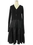 アディアムワンピース 41602 切替 Convertible Knit Dress 2020年 ブラックの参考買取価格